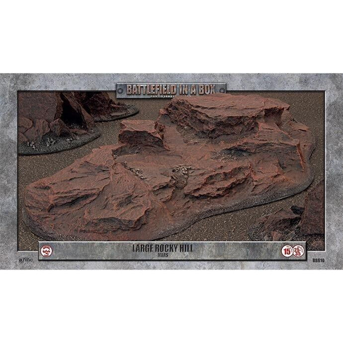 Battlefield in a Box Essentials: Large Rocky Hill (x1) - Mars New - Tistaminis