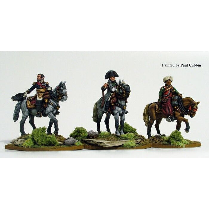 Perry Miniatures Napoleon and Staff Mounted New - Tistaminis