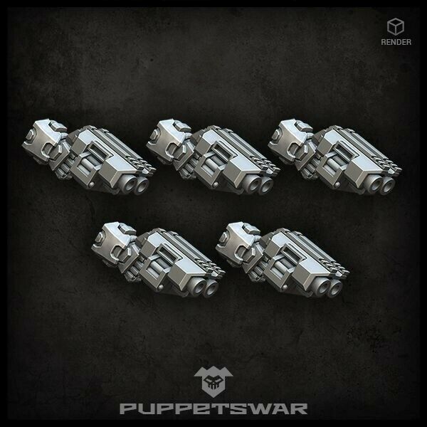 Puppets War Assault Handguns (right) New - Tistaminis