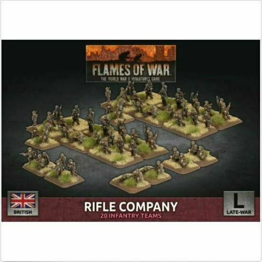 Flames of War British Rifle Company New - TISTA MINIS