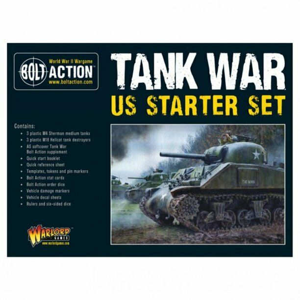 Bolt Action Tank War: US Starter Set New - Tistaminis