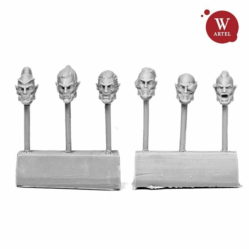 Artel Miniatures - Starborn Ancients Male Heads New - TISTA MINIS