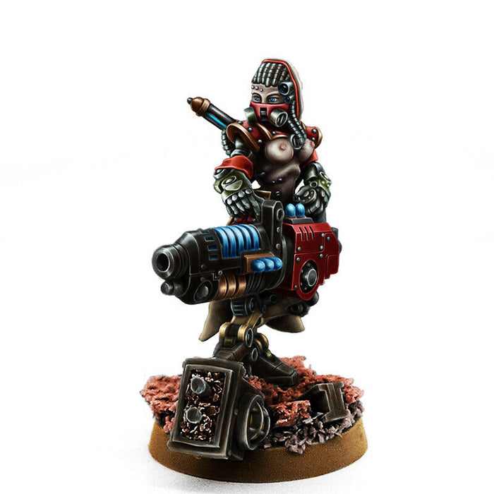 Wargames Exclusive MECHANIC ADEPT ERADICATOR WITH PLASMA CANNON New - TISTA MINIS