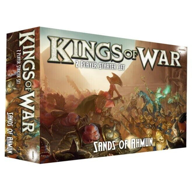 Kings of War Sands of Ahmun - Two Player Starter Set Dec 2022 Pre-Order - Tistaminis