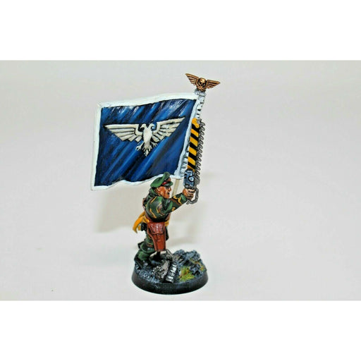 Warhammer Imperial Guard Cadian Standard Bearer Well Painted Metal - JYS11 | TISTAMINIS