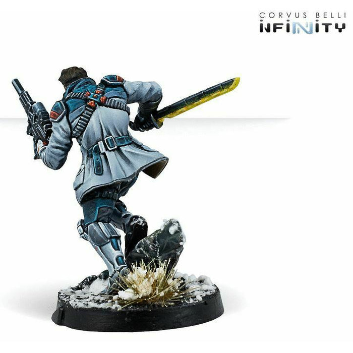 Infinity: NA2 John Hawkwood, Merc Officer (K1 Marksman Rifle) New - TISTA MINIS