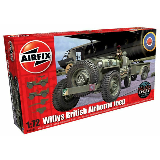 Airfix WILLYS JEEP, TRAILER & 6PDR GUN AIR02339 (1/72) New - TISTA MINIS