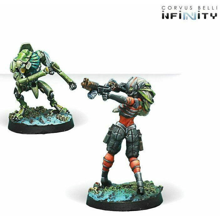 Infinity: Combined Army TAG Pilot Set New - TISTA MINIS