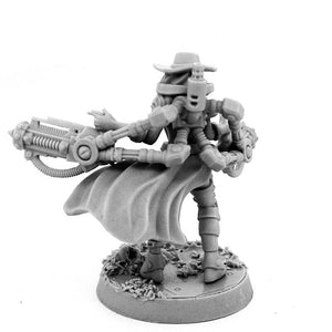 Wargames Exclusive HERESY HUNTER FEMALE INQUISITOR WITH RAZOR BLADE CAR New - TISTA MINIS