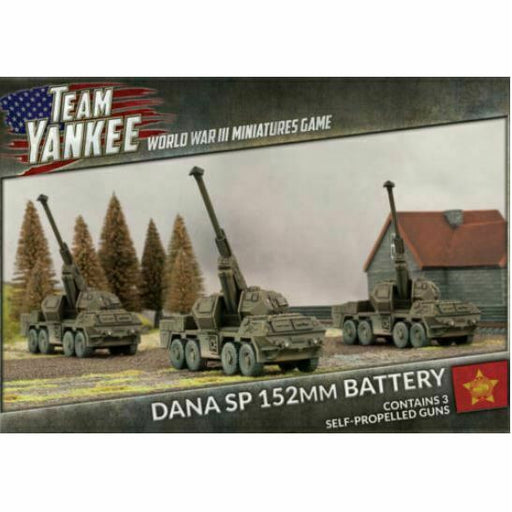 World War III: Team Yankee Warsaw Pact DANA SP 152mm (x3) New - TISTA MINIS