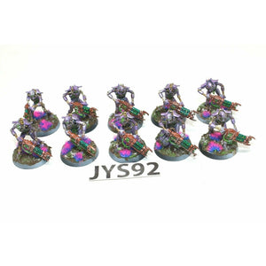Warhammer Necrons Warriors With Gauss Reapers Well Painted JYS92 - Tistaminis