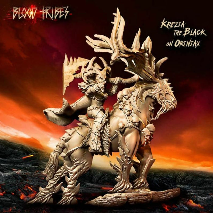 Raging Heroes - KREZIA THE BLACK ON ORINIAX New - TISTA MINIS