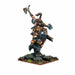 Kings of War Dwarf Berserker Lord on Brock New - TISTA MINIS