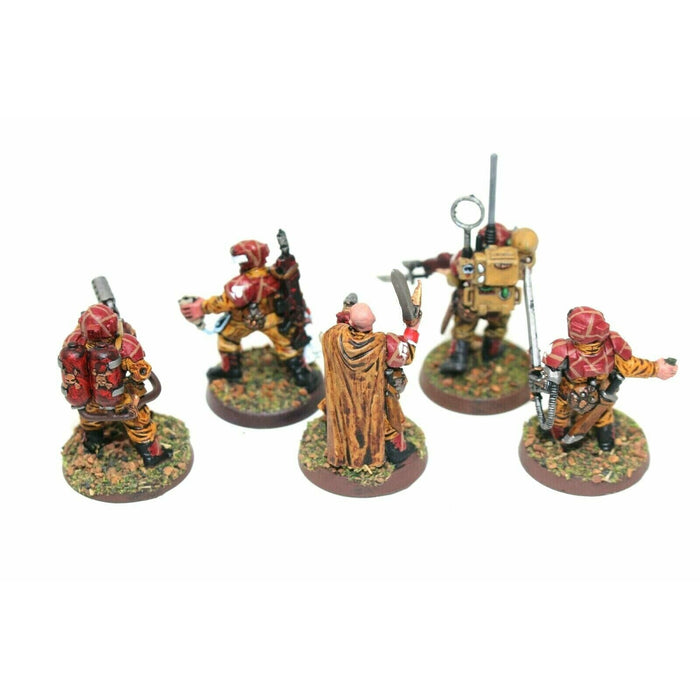 Warhammer Imperial Guard Cadian Command Squad Well Painted JYS15 - Tistaminis