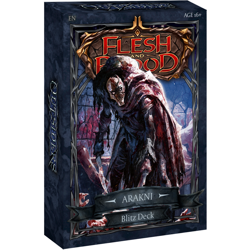 Flesh and Blood Outsiders Blitz Deck - Arakni Pre-Order March 24th - Tistaminis