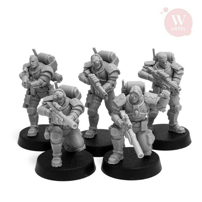 Artel Miniatures - Scout `n` Recon Squad 28mm scale (5 scouts) New - TISTA MINIS