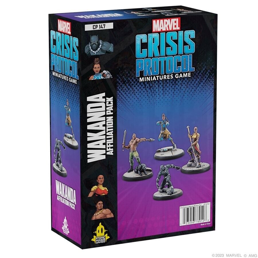 Marvel Crisis Protocol: Wakanda Affiliation Pack March 10 Pre-Order - Tistaminis