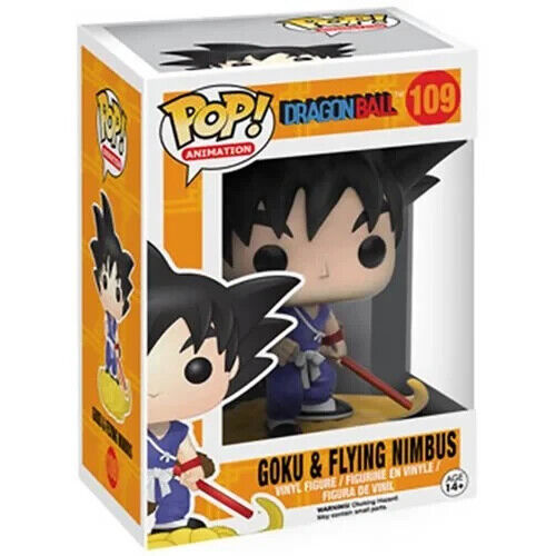 Funko POP! Anime Dragonball Goku  w/ Nimbus #109 New - Tistaminis