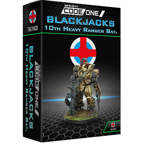 Infinity: CodeOne: Ariadna Blackjacks 10th Heavy Ranger Bat New - Tistaminis