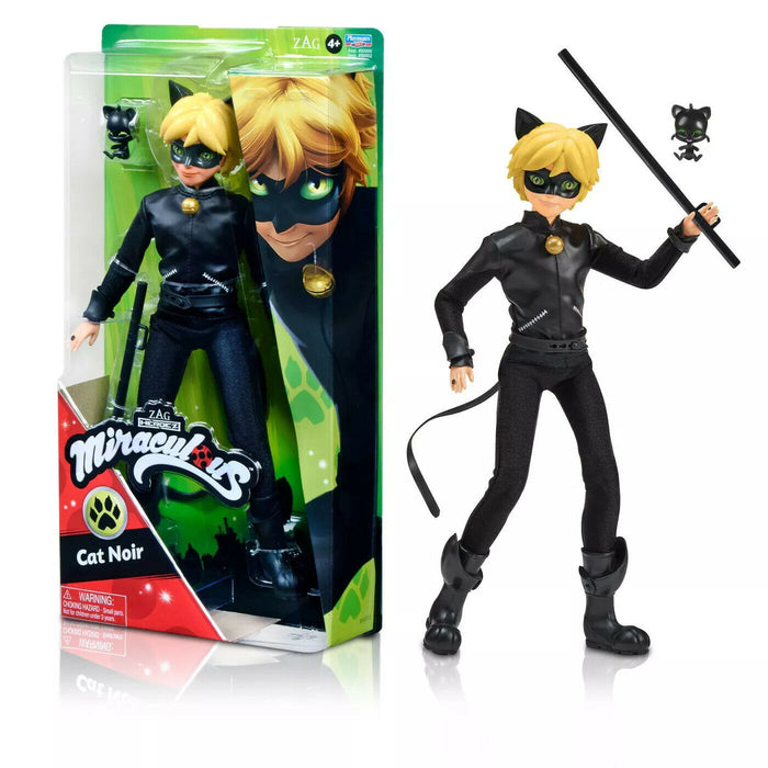 NEW Miraculous Ladybug CAT NOIR Fashion 10.5” Doll Playmates - Tistaminis