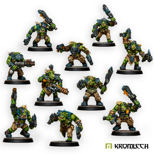 Kromlech	Orc Wild Tribez Squad (10) New - Tistaminis