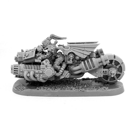 Wargames Exclusive HERESY HUNTER FEMALE INQUISITOR WITH REVENGEWING BIKE New - TISTA MINIS