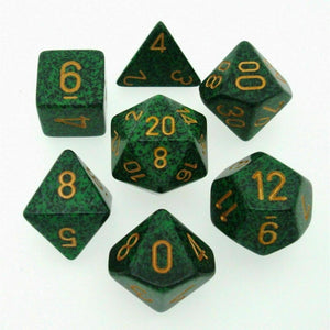 Chessex Speckled Golden Recon 7pc Dice Set CHX25335 New - TISTA MINIS