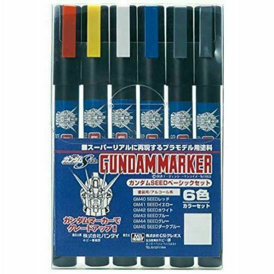 MR. HOBBY Gundam Marker Set - SEED Marker New - TISTA MINIS