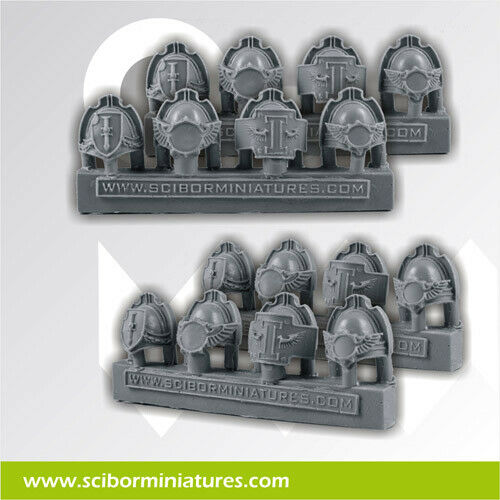 Scibor Miniatures SF Shoulder Pads #2 (8) New - TISTA MINIS