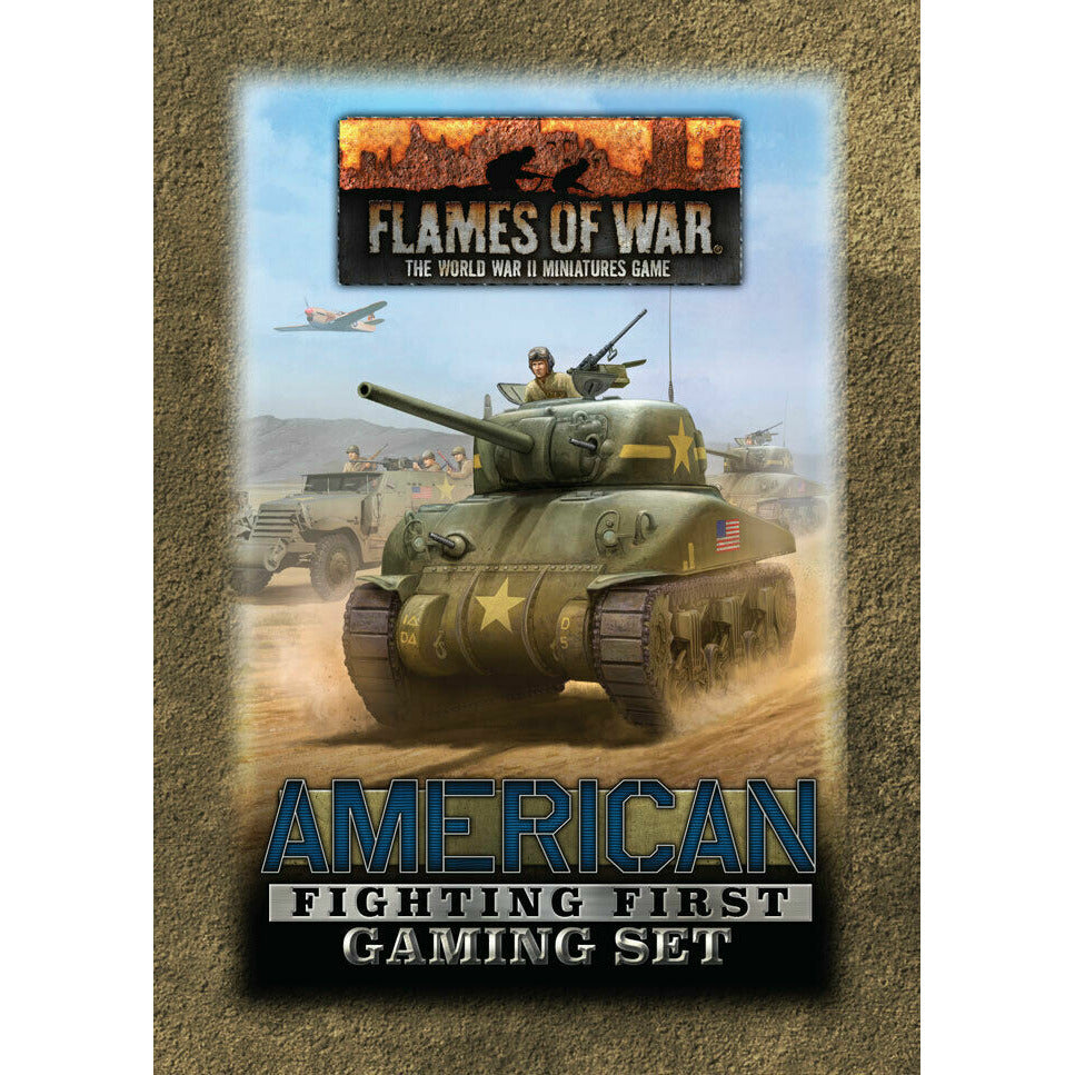 Flames of War	American Fighting First Gaming Set New - Tistaminis