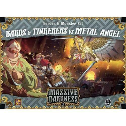 MASSIVE DARKNESS 2: BARDS AND TINKERERS VS METAL ANGEL New - Tistaminis