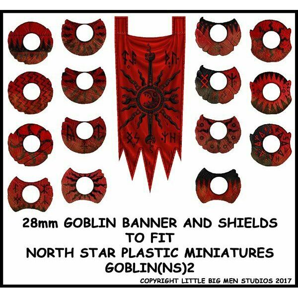Oathmark Goblin Banner & Shields 2 - Tistaminis