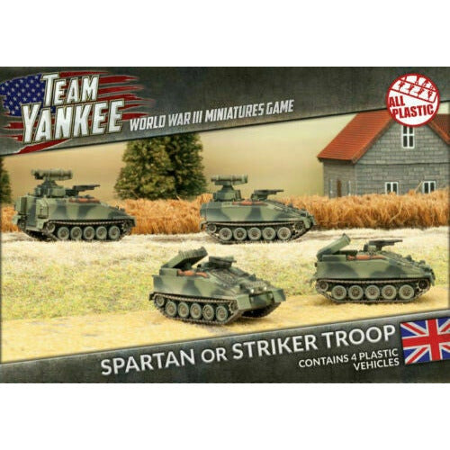 Team Yankee British Spartan or Striker Troop New - TISTA MINIS