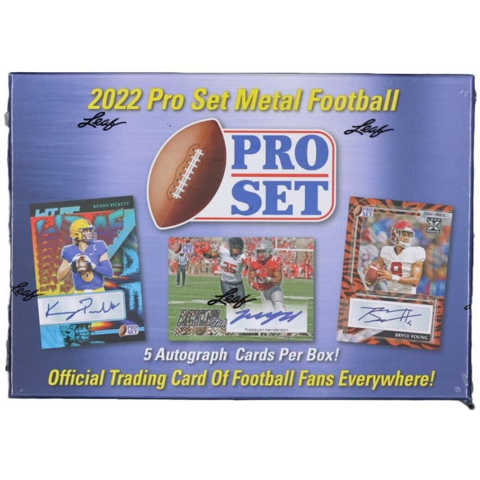 Pro Set LEAF PRO SET METAL FOOTBALL HOBBY 2022 New - Tistaminis