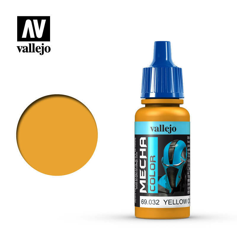 Vallejo Mecha Colour Paint Yellow Ochre (69.032) - Tistaminis