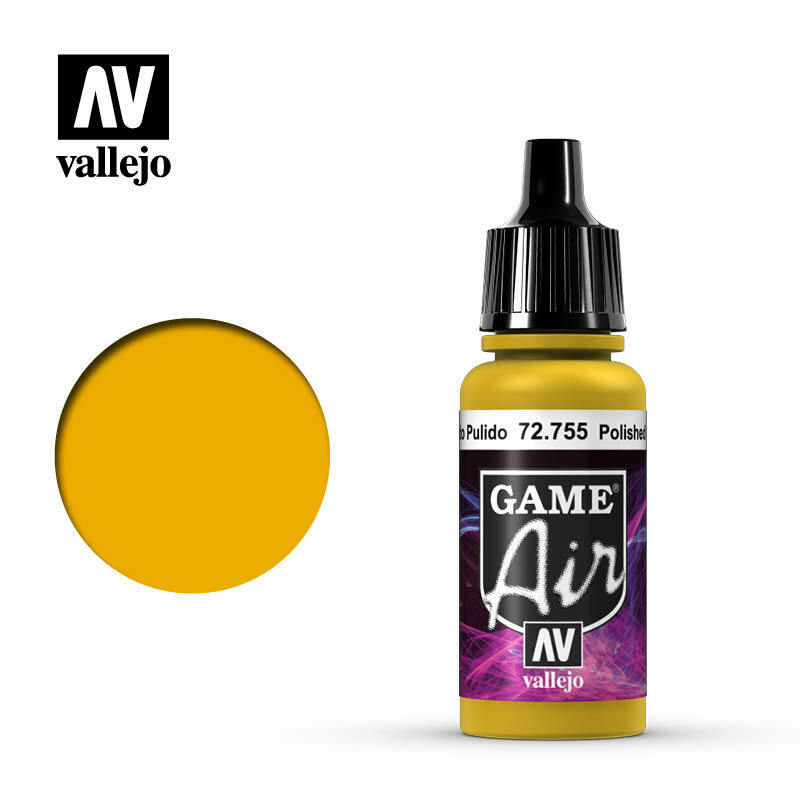 Vallejo Game Colour Paint Game Air Polished Gold (72.755) - Tistaminis