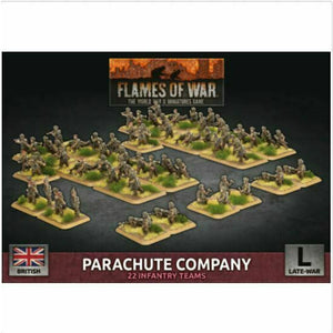 Flames of War British Parachute Company New - TISTA MINIS