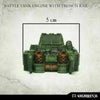 Kromlech Battle Tank Engine with Trench Rail (1) New - TISTA MINIS