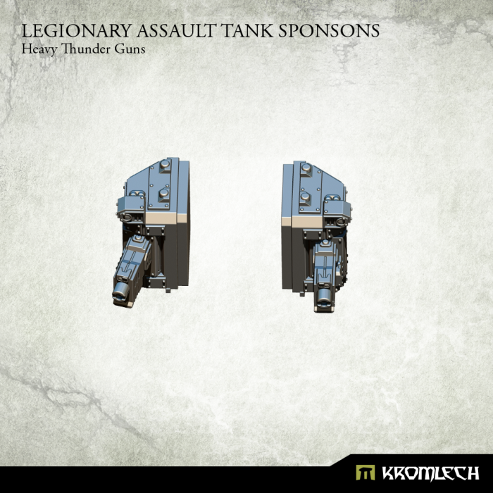 Kromlech Legionary Assault Tank Sponsons: Heavy Thunder Guns - TISTA MINIS