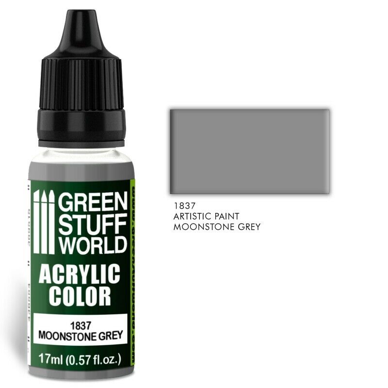 Green Stuff World Acrylic Color Moonstone Grey - Tistaminis