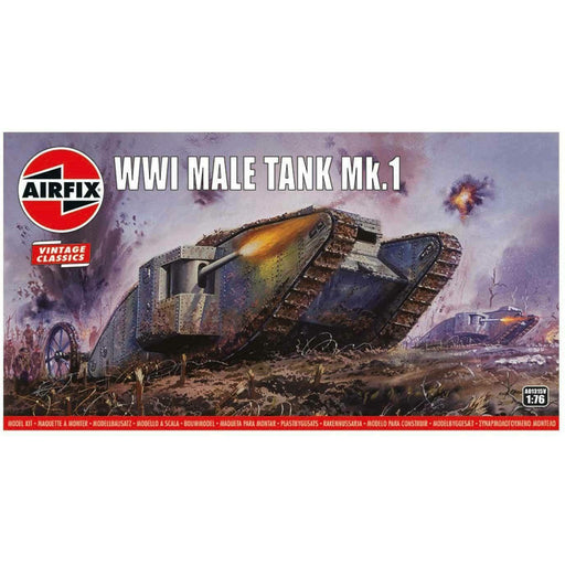 Airfix WWI MALE TANK AIR01315 (1/76) New - TISTA MINIS