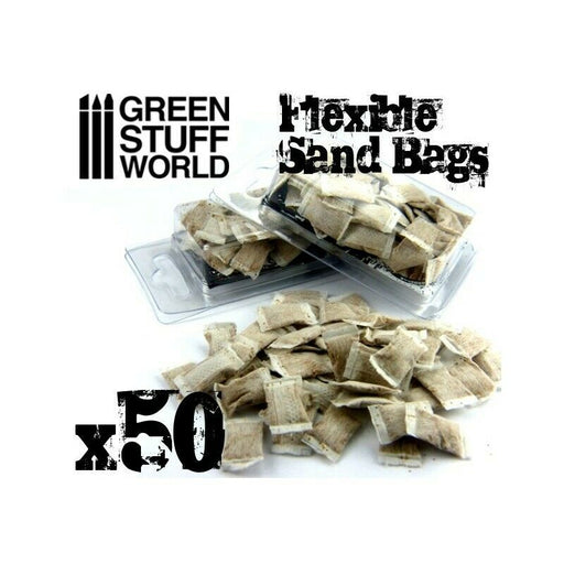 Green Stuff World Flexible Sandbags x50 New - TISTA MINIS