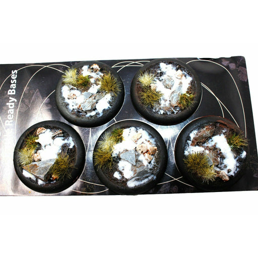 Gamers Grass Winter Bases RoundLip 40mm (x5) - TISTA MINIS