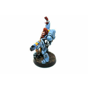 Warhammer Space Marines Space Wolves Captain Metal Well Painted A26 - Tistaminis