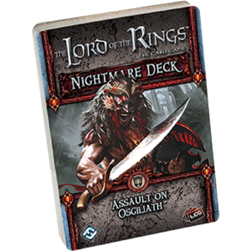 The Lord Of The Rings Card Game Nightmare Deck ASSAULT ON OSGILIATH POD New - TISTA MINIS