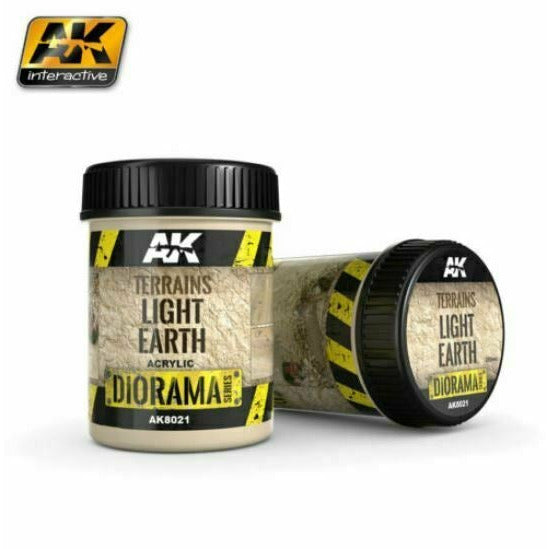 AK Interactive Terrains Light Earth 250ml New - TISTA MINIS