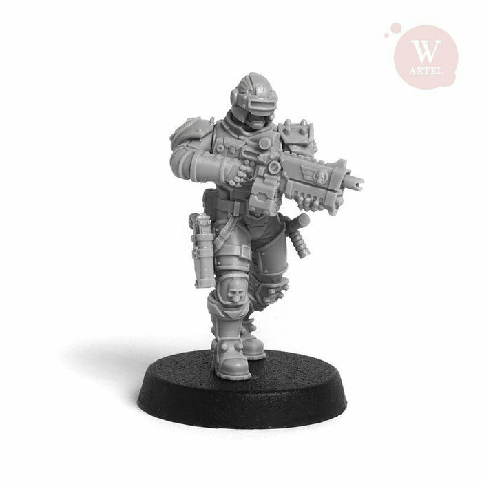 Artel Miniatures - L.E.U Male Enforcers Assault Squad 28mm New - TISTA MINIS