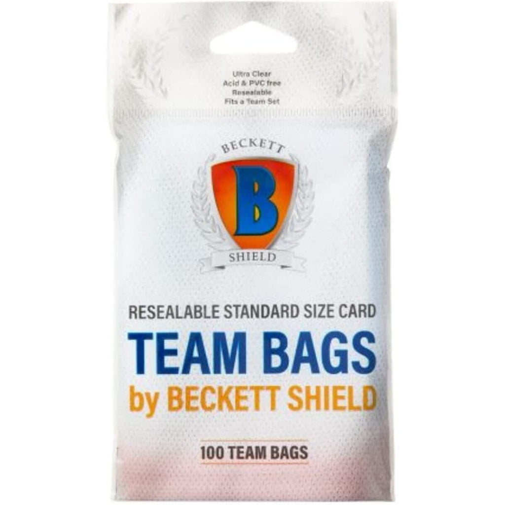 BECKETT SHIELD TEAM BAGS 100CT New - Tistaminis