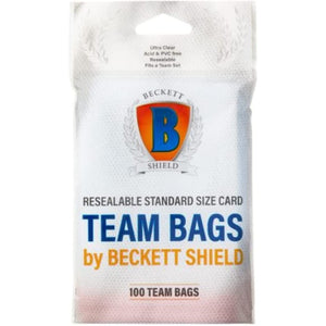 BECKETT SHIELD TEAM BAGS 100CT New - Tistaminis