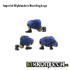 Kromlech Imperial Highlanders Kneeling Legs (6) New - TISTA MINIS